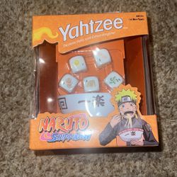 USAOPOLY YAHTZEE: Naruto Shippuden | Collectible Ramen Bowl Dice Cup | Classic Dice Game Based on Anime Show | Great for Family Night | Officially-Lic
