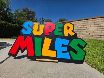 Custom Mario Gamer sign