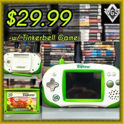 *WORKING* LeapFrog Leapster Explorer Handheld Learning Game System w/ Game Included

