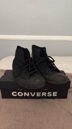Black Monochrome Chuck Taylor’s
