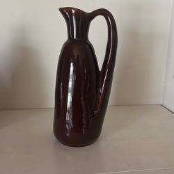 Vintage UHI  Egyptian Style Glazed Brown Pottery