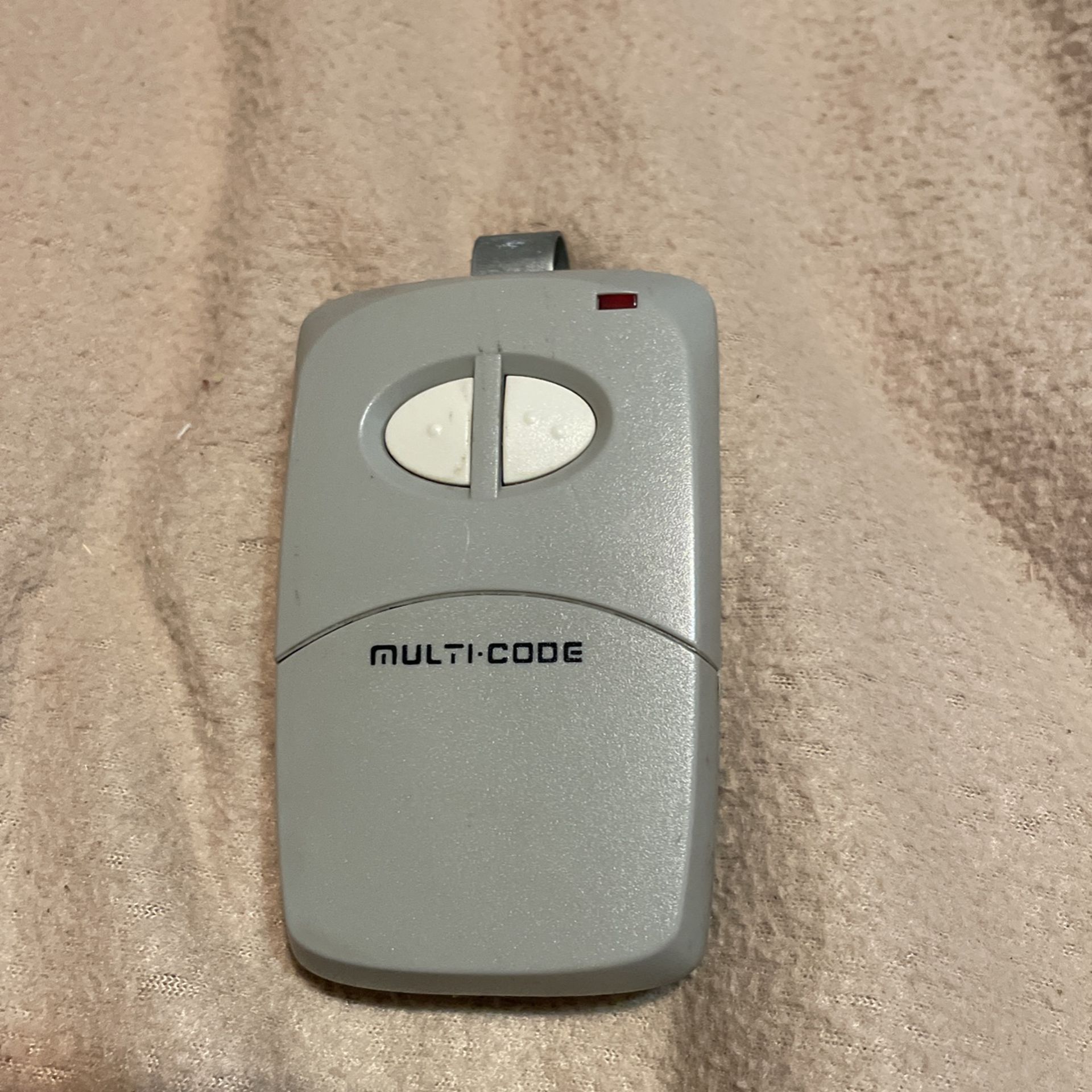 Multi Code Dual Button Garage Door Remote 