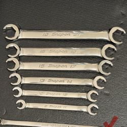 Snap On 6pc 6point Flare Nut Wrench Set (9-21)