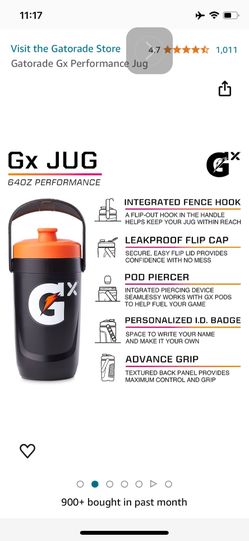 Gatorade Gx 64 Ounce Performance Jug (For Use With Gatorade Pods) for Sale  in Little Rock, AR - OfferUp