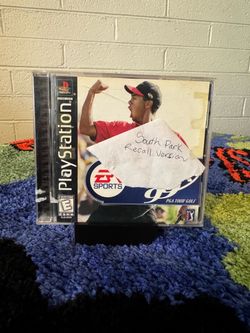 (SOUTH PARK RECALL) Tiger Woods 99 PGA Tour Golf PS1