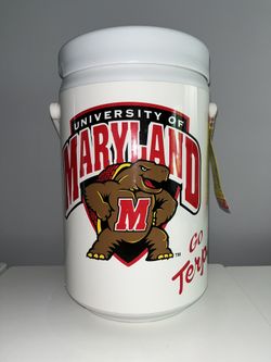 Vintage 1999 University Of Maryland Terps Kooler Kraft Cooler Tailgate 8 Can