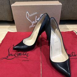 Christian Louboutin Pigalle Black Heels Size 38