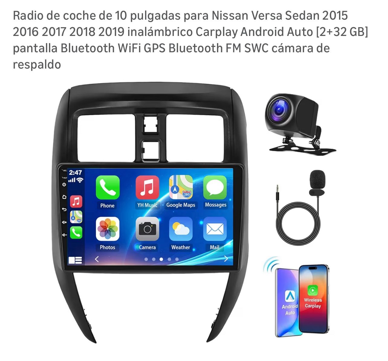 Stereo Nissan Versa 2015/2019
