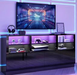 Black Entertainment Console