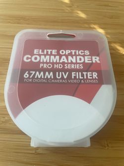 Elite Optics Commander Pro HD Series 67mm UV CAMERA FILTER