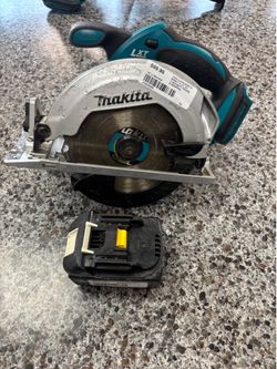 Makita circular saw w/battery