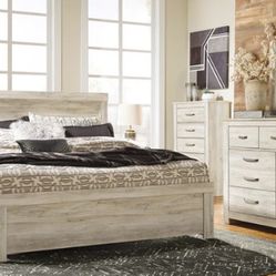 Bellaby Whitewash Panel Bedroom Set