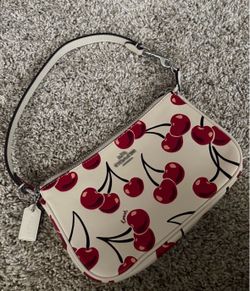 Authentic Coach Cherry print Nolita