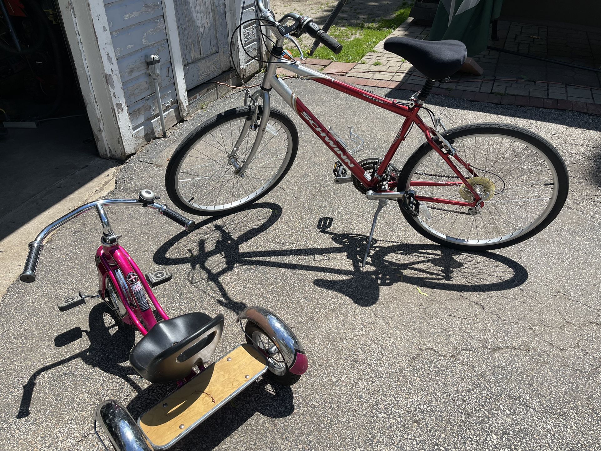 Schwinn Sierra Bike And Schwinn Trike Cycle