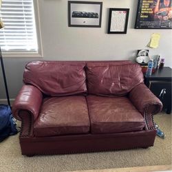 Leather Loveseat Couch
