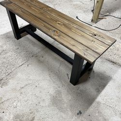 Wood Bench 