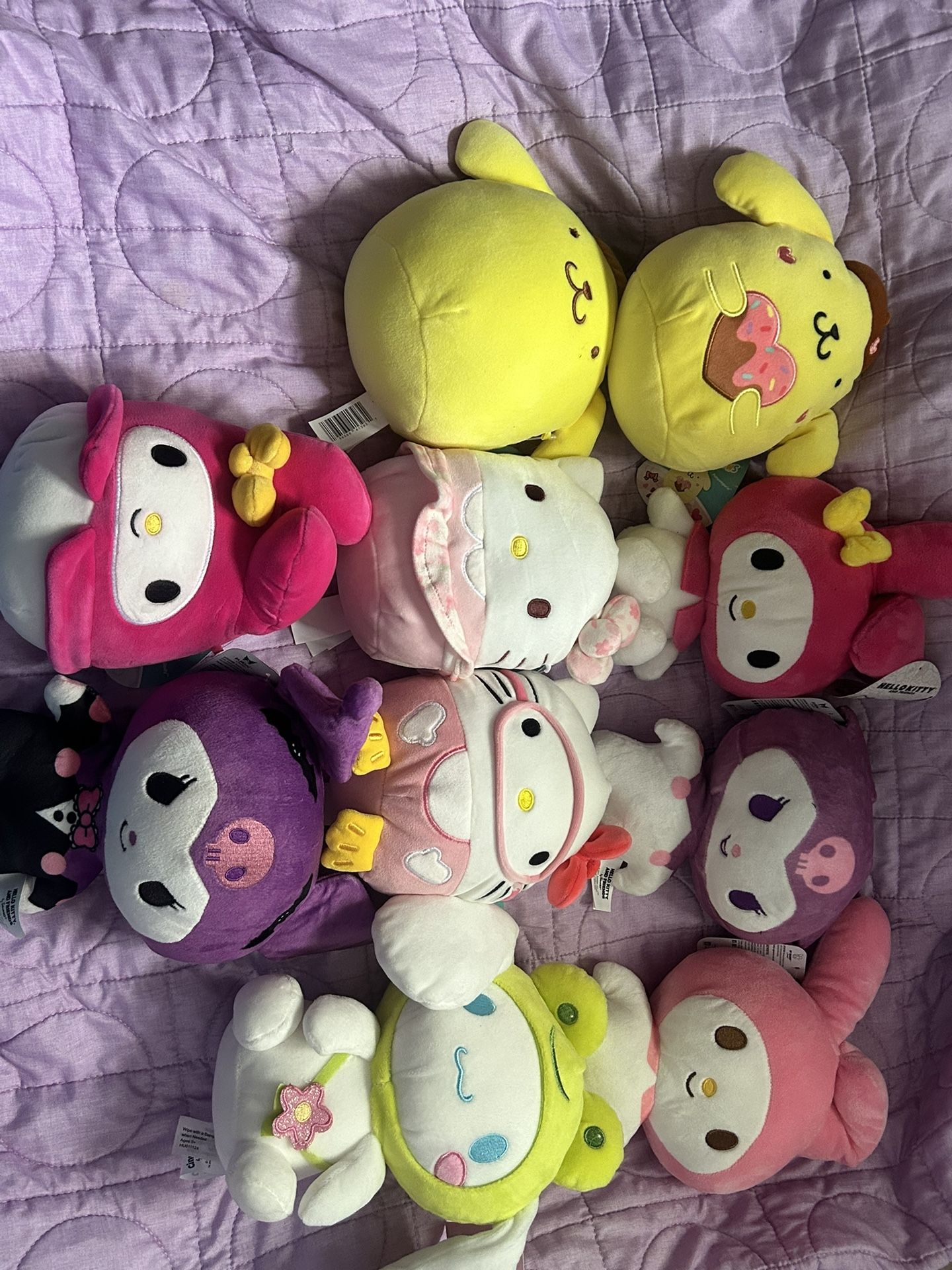 Sanrio Plushies