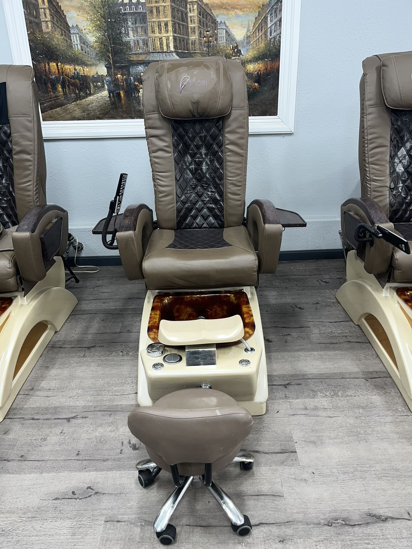 FIORI Spa Pedicure Massage Chair With Stool