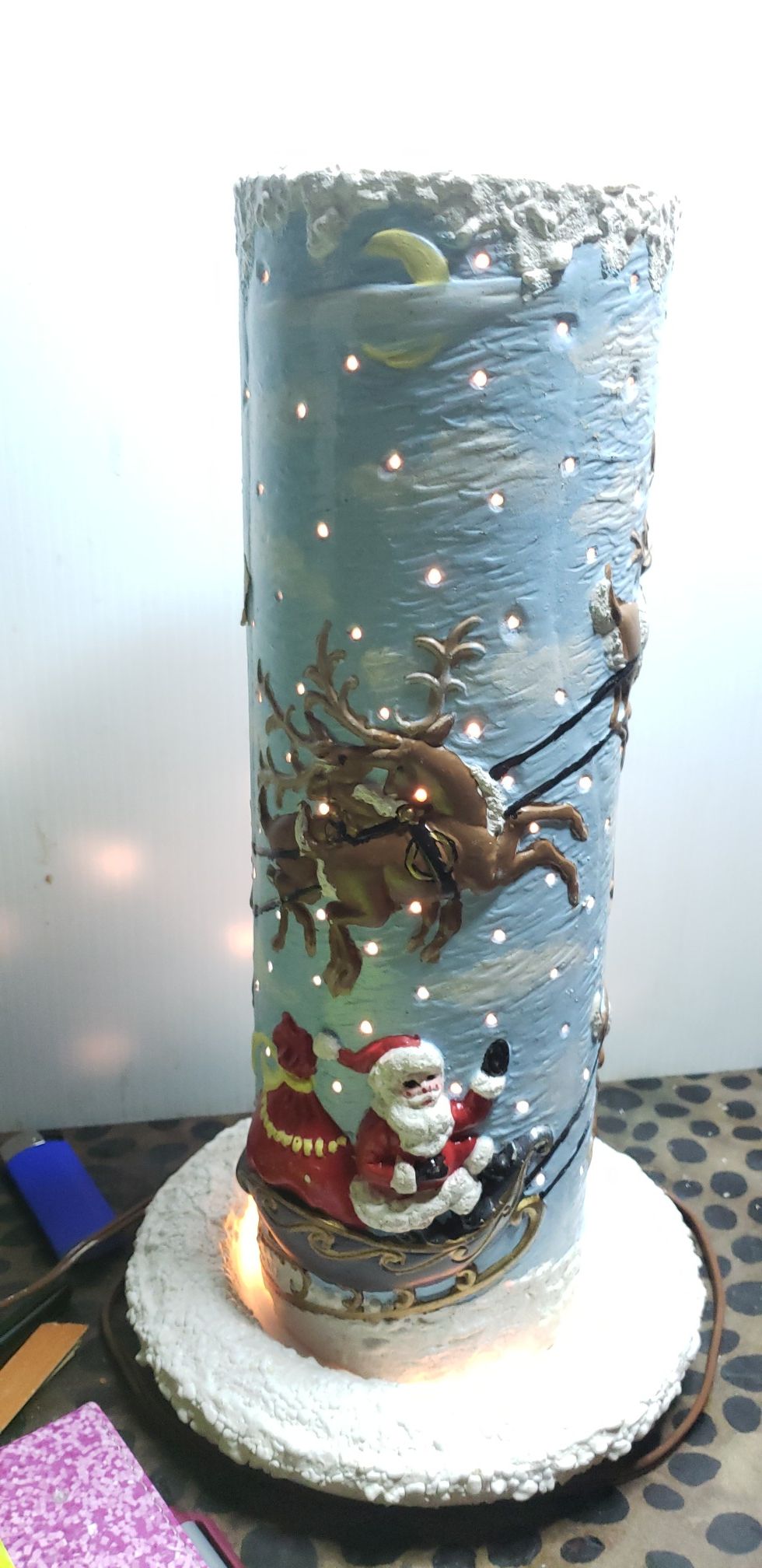 Antique Christmas lamp