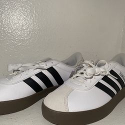 White/Brown Adidas