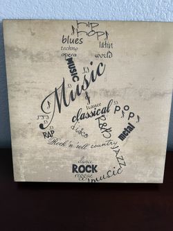 Music Canvas Art