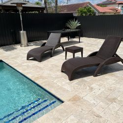 Long Chair For Pools 