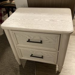 Cottage 2 Drawer Nightstand W/Soft Closure W/Minor Scratches(See & Click On Pictures). Still In Very Good Condition 