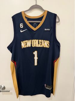 Zion Williamson Brand New Stitched Blue Jersey Adult XL
