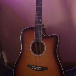 Acoustic Guitar With Case
