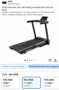 2023 - 2024 Sole Treadmill