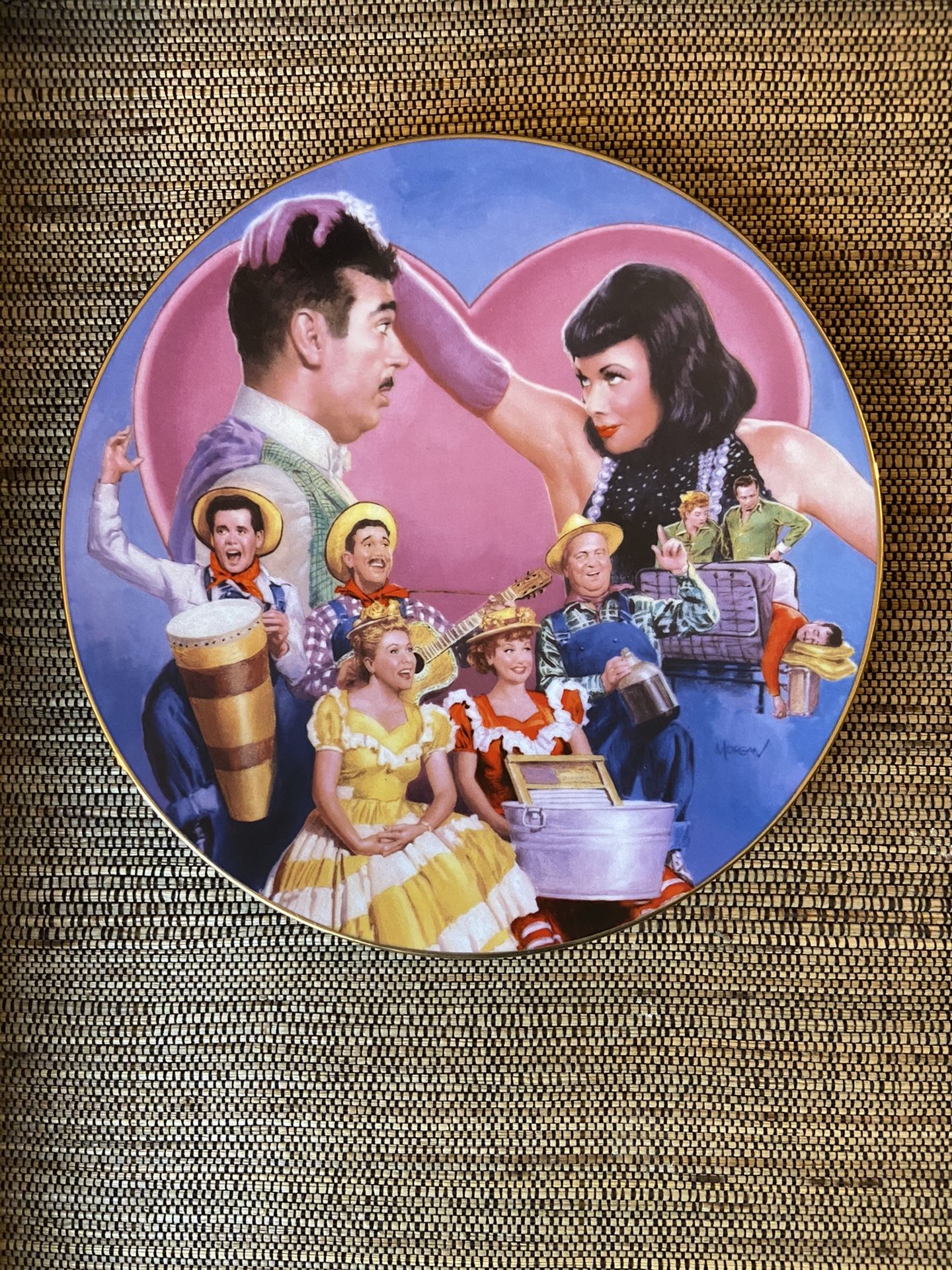 I Love Lucy! The Hamilton Collection “Lucy Meets the Stars” plate collection individually numbered