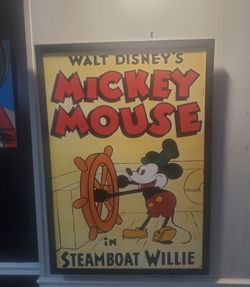 Steamboat Willie Poster