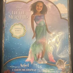 Ariel Little Mermaid Toddler Costume-Size 2-New