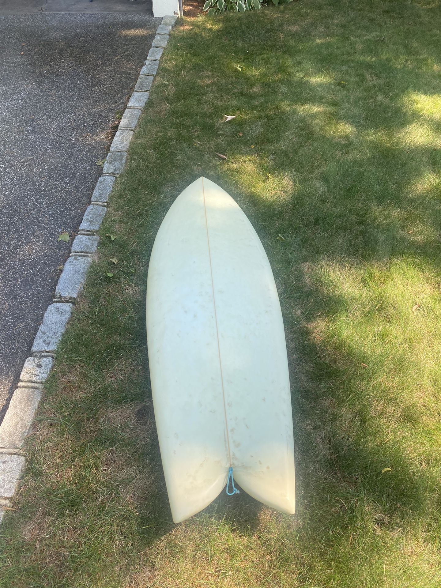 Glassed in Handshaped Fish Surfboard