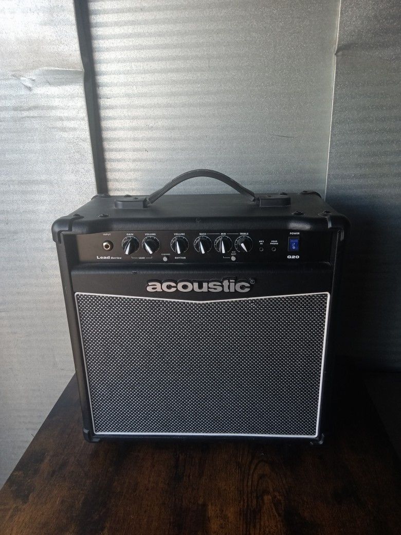 Acoustic G20 Black Guitar Amplifier ( 20 Watt , 6 Ohms)