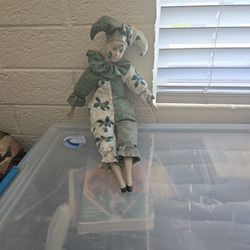  Christmas   jester  doll  $10