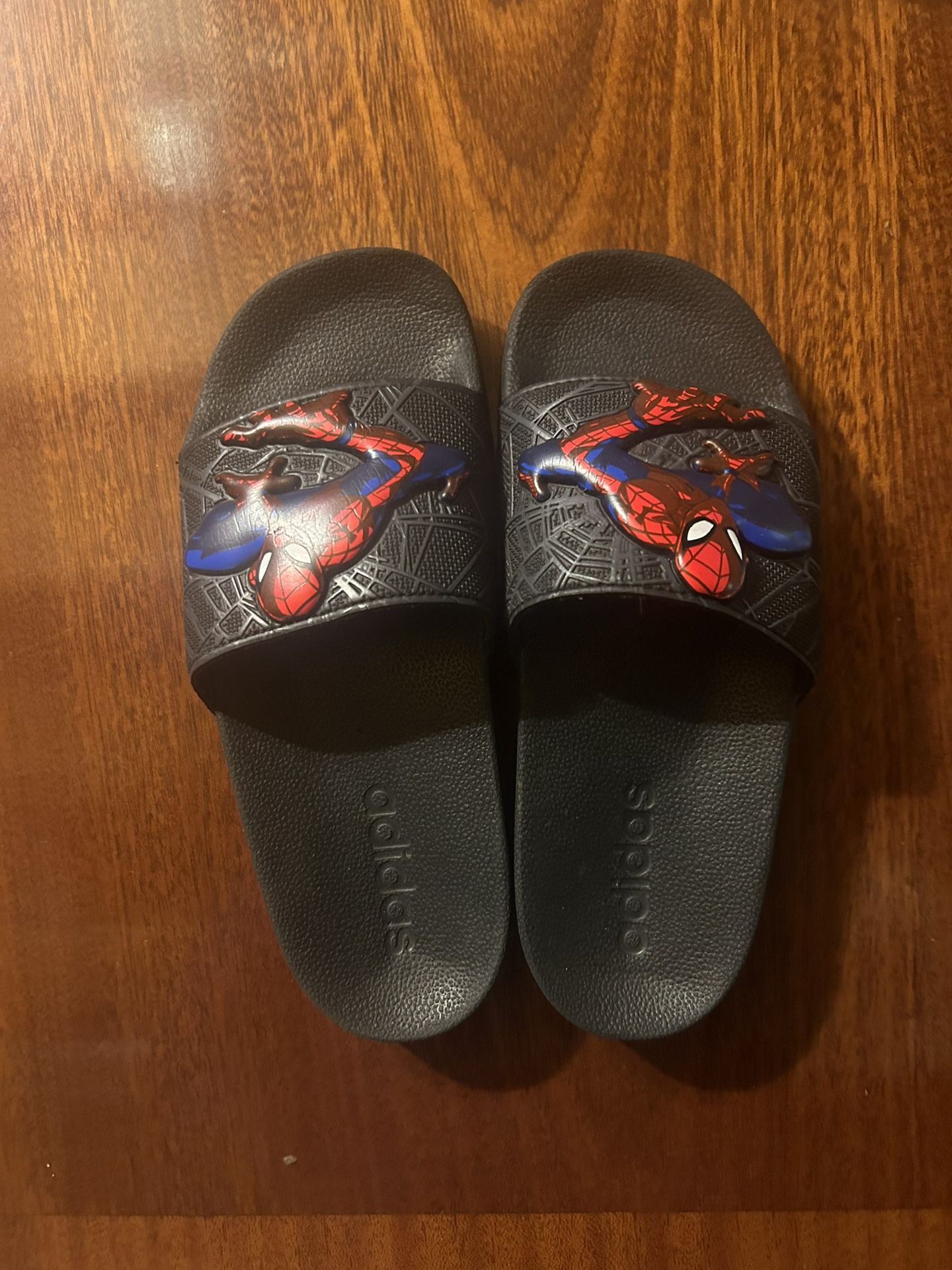 Adidas X Spider-Man Slides Youth Size 3