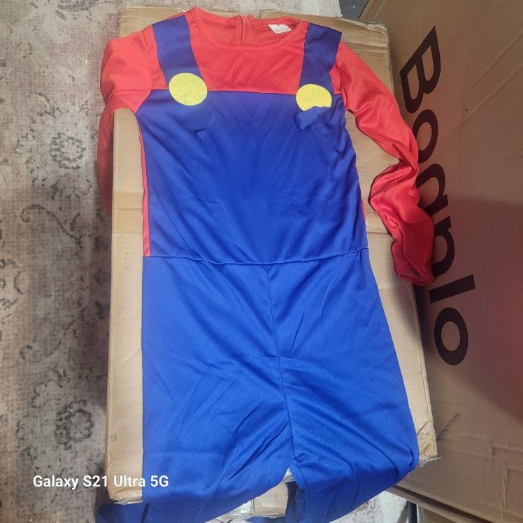 Boys Mario Halloween Costume Size Medium