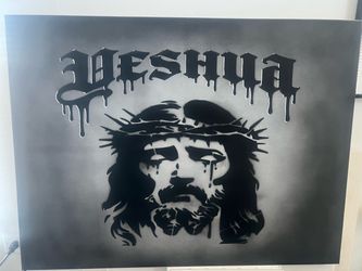 Airbrush Jesus Painting