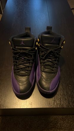 Jordan’s 12 black and purple