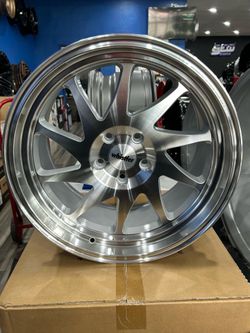 WHISTLER KR7 18x9 5x114 OFFSET 35 MACHINED SILVER $249 each