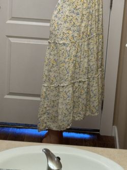 A light summer dress with a floral print
