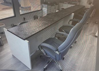 Custom Commercial-Grade Nail Salon Bar | Cabinetry, Conference Tables, L/U-Shaped Desks | Home & Office