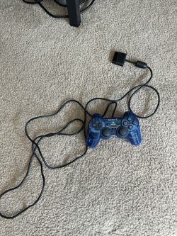 PS2 Blue Controller