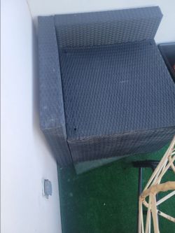 Chair Garden Sectional Set (Corner Table)