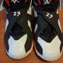 Nike Air jordans 8 retro mid paprika blk/red size 5.5