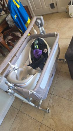Baby Basinet + stuff