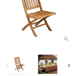 Barlow Tyrie Ascot Folding Teak Dining Side Chair (1)