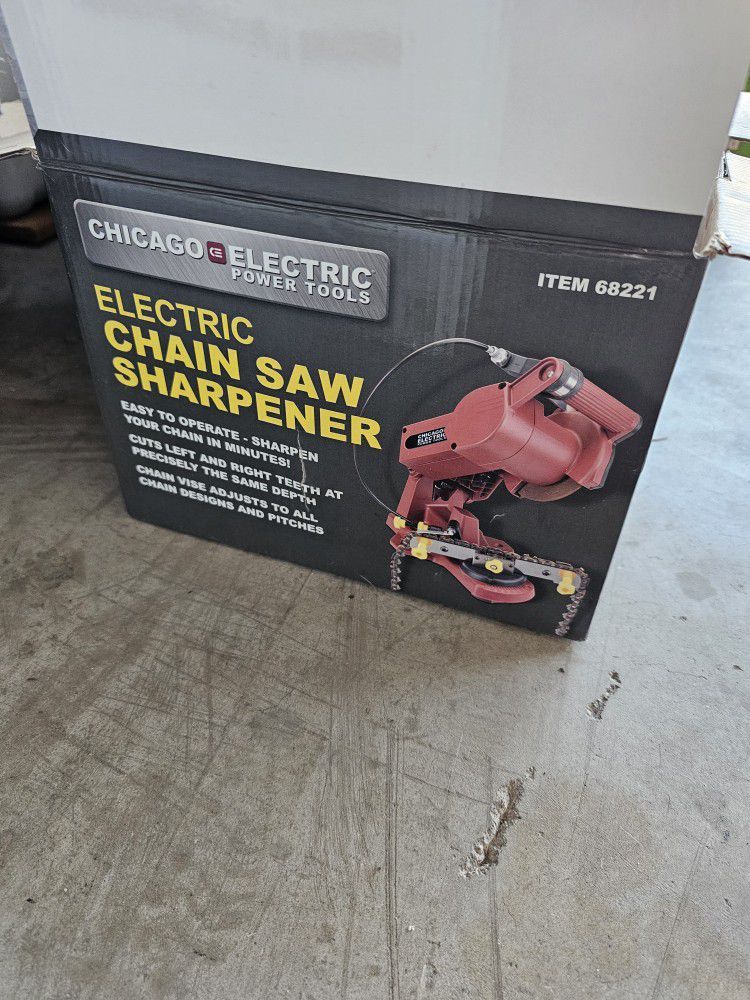 Electric Chain Saw Sharpener 