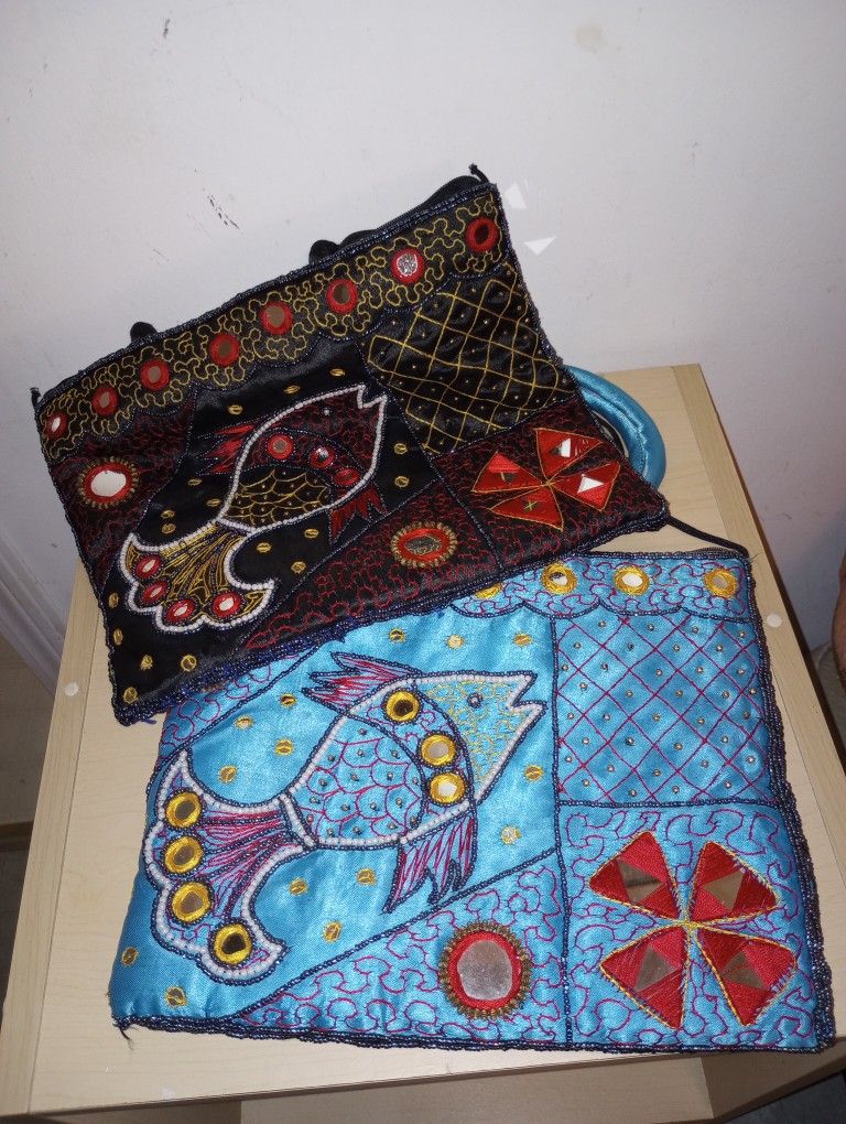 SATIN SILK PURSES MADE in INDIA